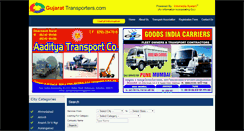 Desktop Screenshot of gujarattransporters.com